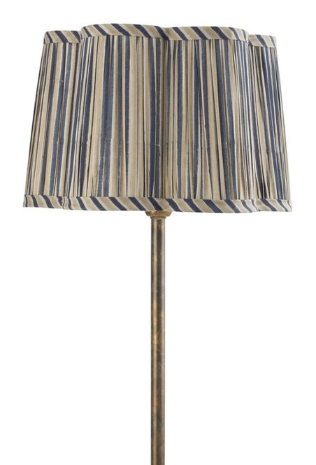 Hovedbilde Lampeskjerm Scallop Jaipur Stripe Beige/Blue 35 ...