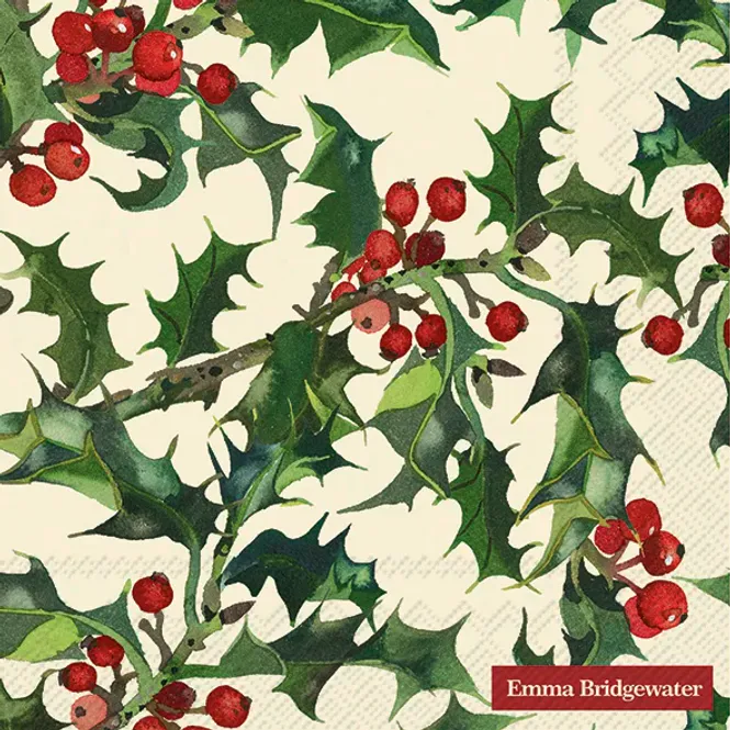 Hovedbilde Emma Bridgewater Holly servietter