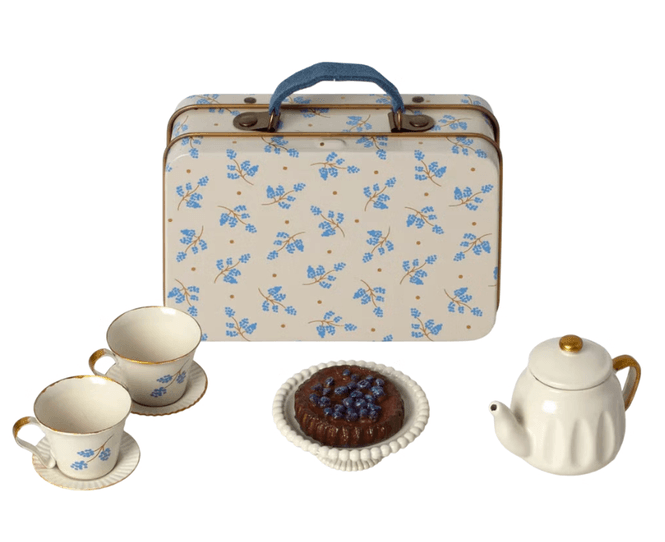 Hovedbilde Maileg Afternoon treat Mouse Blue madelaine