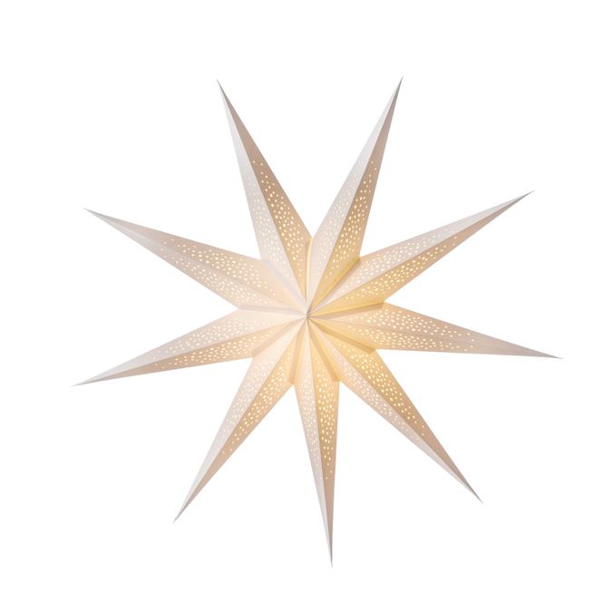 Hovedbilde Papirstjerne Milky way white 80