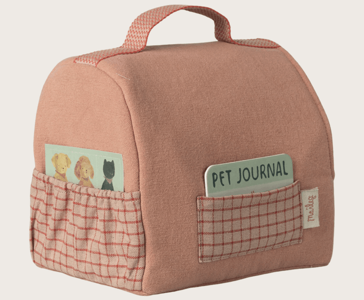 Maileg Pet carrier, Coral