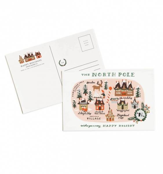 Rifle Paper Co North Pole 10pk julekort 
