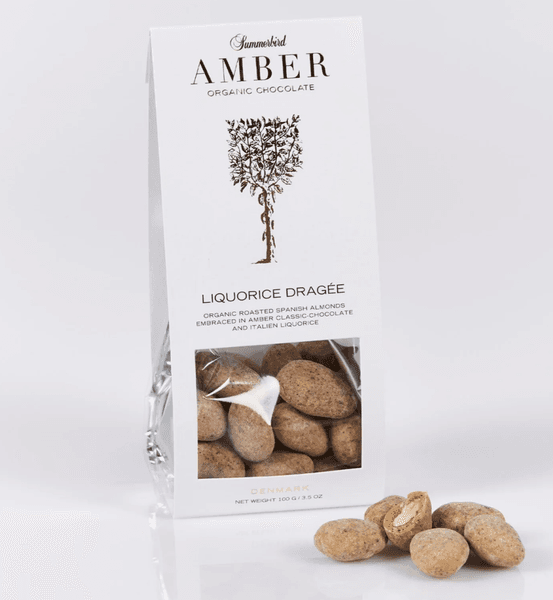 Summerbird Amber Liquorice Dragée mandler