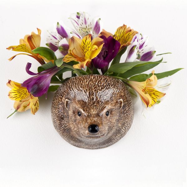 Quail Hedgehog Wall vase