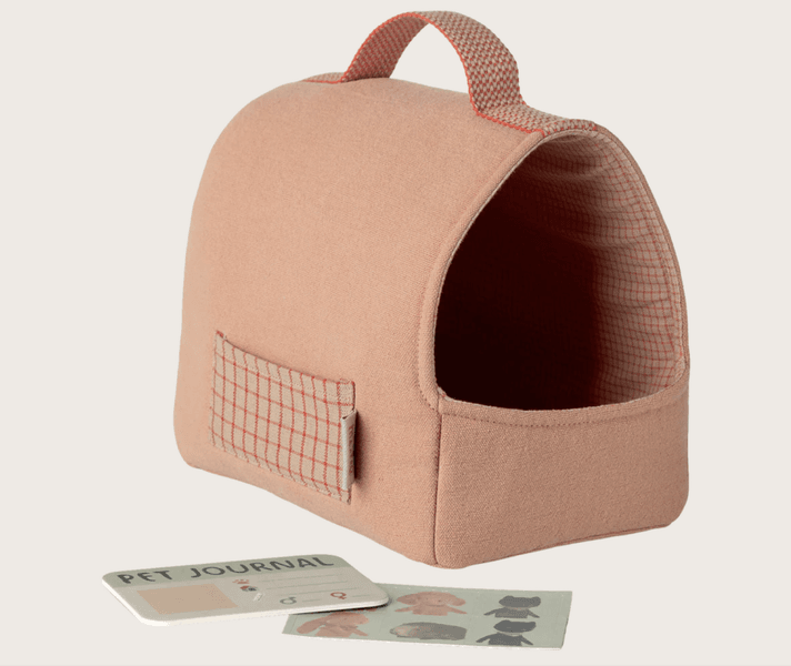 Maileg Pet carrier, Coral
