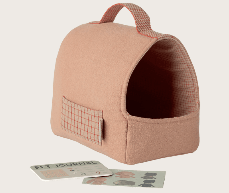 Maileg Pet carrier, Coral