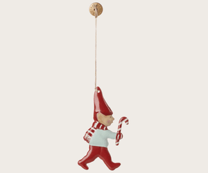 Hovedbilde Maileg juletrepynt Pixy med candy cane