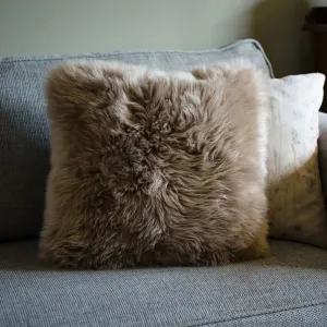 Hovedbilde Putetrekk Lammeskinn beige