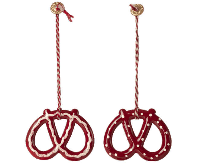Hovedbilde Maileg juletrepynt Pretzel metall