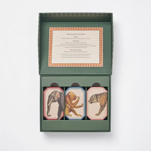 Roomytown Animal Kingdom Memory Game 