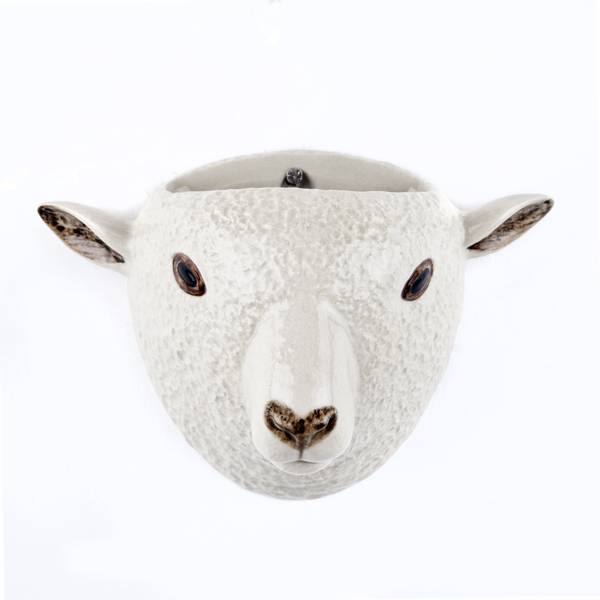 Quail Southdown Sheep Wall vase
