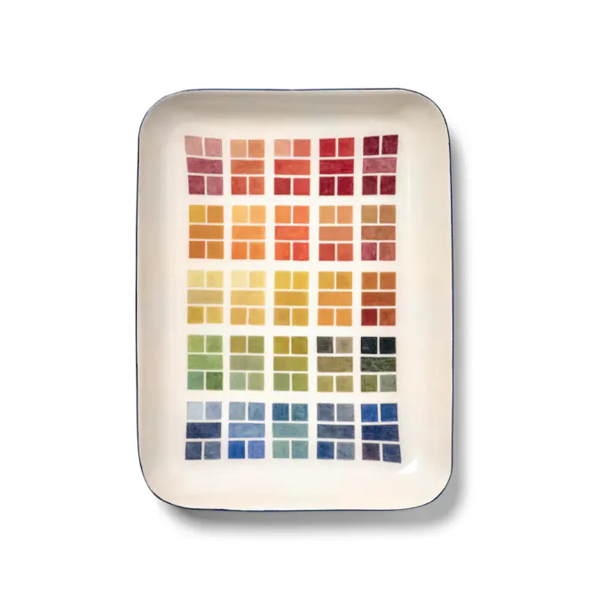 Hovedbilde Roomytown Watercolour Swatches emaljefat 