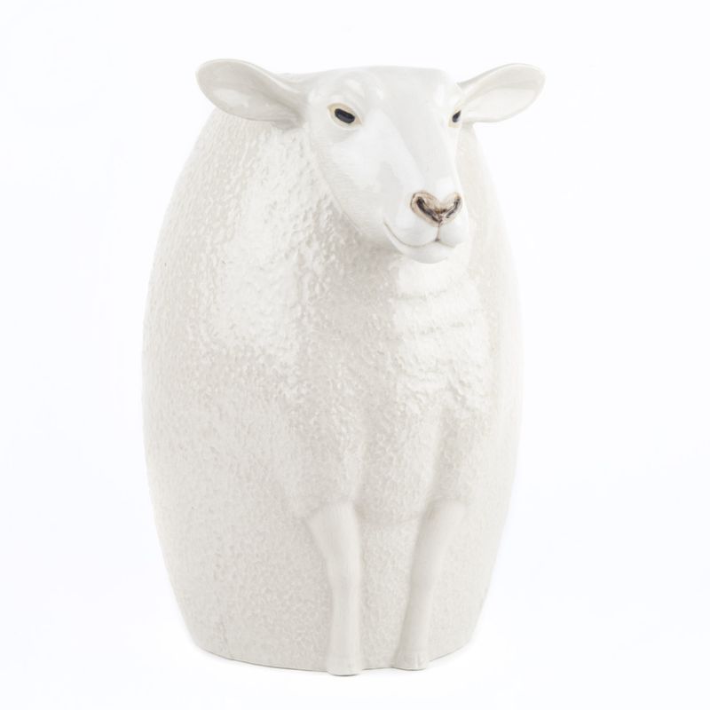 Quail White Faced Suffolk Sheep Flower Vase