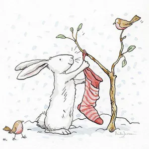 Hovedbilde Ihr Charming Snow Rabbits servietter 