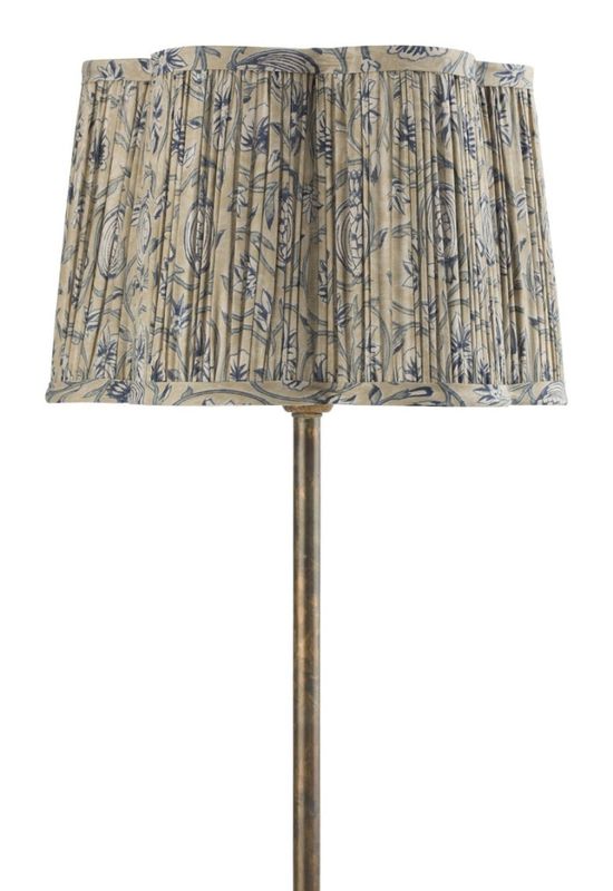 Lampeskjerm Scallop Tangier Pomegranate Beige/Blue 35 cm