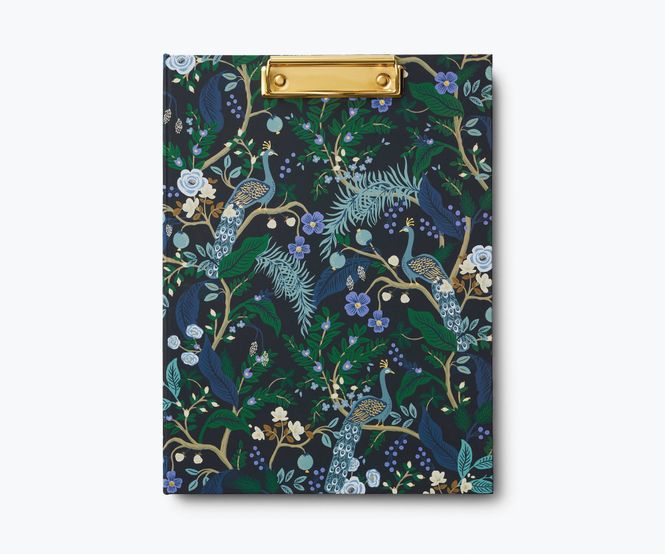 Hovedbilde Rifle Paper Co Peacock Clip Folio