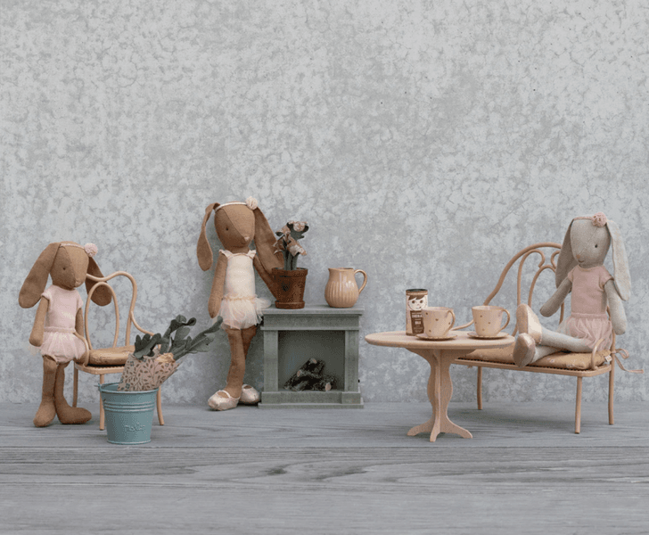 Maileg Vintage bench Mini Dark powder