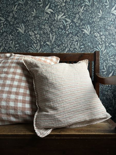Linge Particulier Putetrekk Moka Medium Gingham