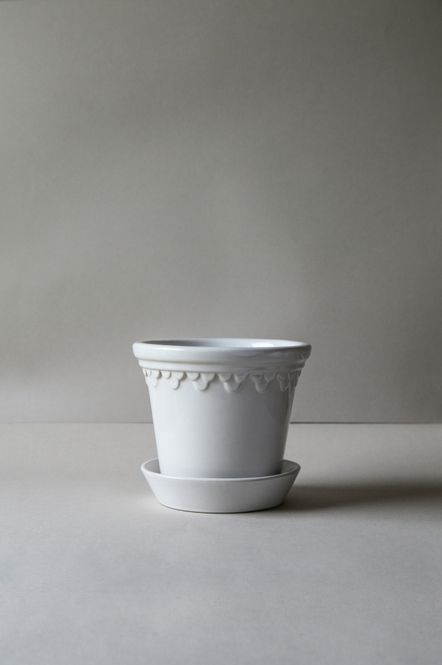 Hovedbilde Bergs Potter Københavner hvit 14 cm