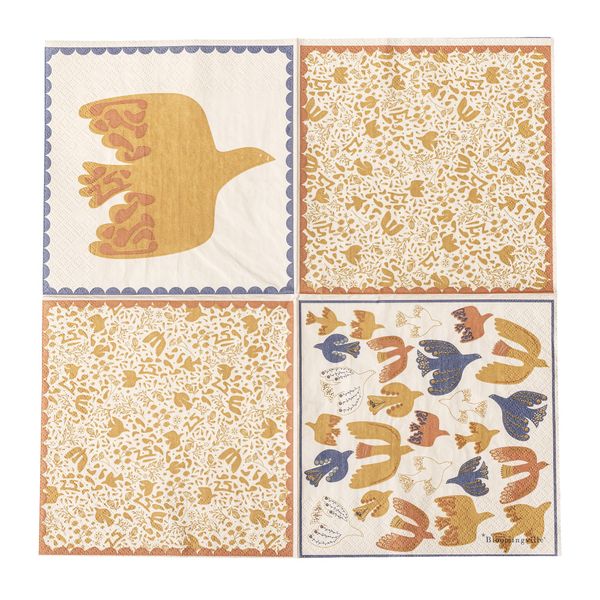 Anniversary yellow servietter