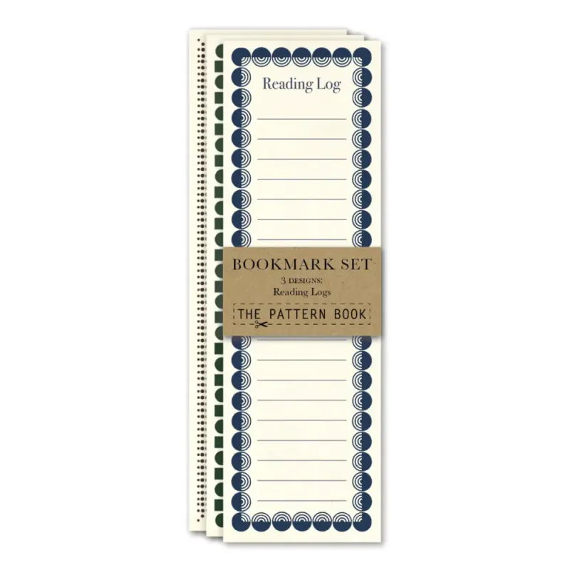 The Pattern Book  Reading Logs bokmerke 3pk