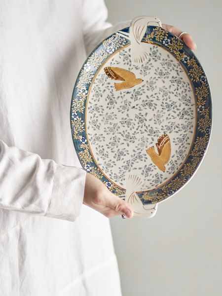 Hezha Ovalt Fat Bl&aring;