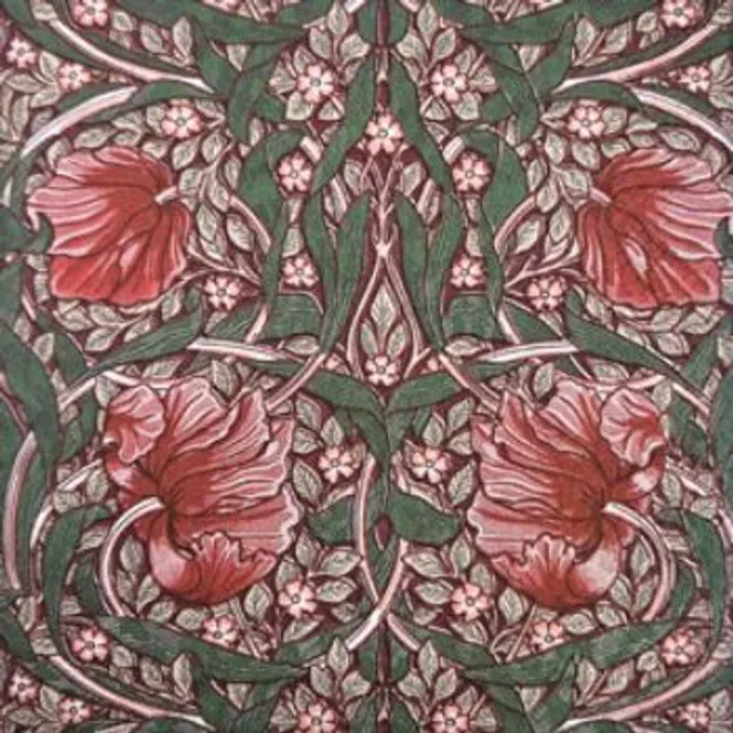 Hovedbilde Servietter Morris Pimpernel red kaffe