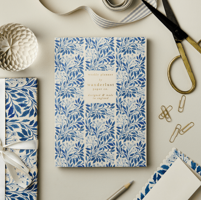 Hovedbilde Blue Flora Weekly Planner