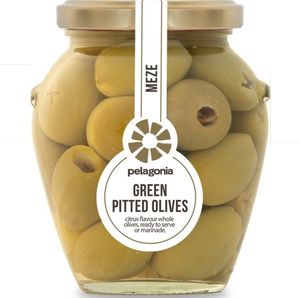 Hovedbilde Gr&oslash;nne Oliven Pelagonia 300g
