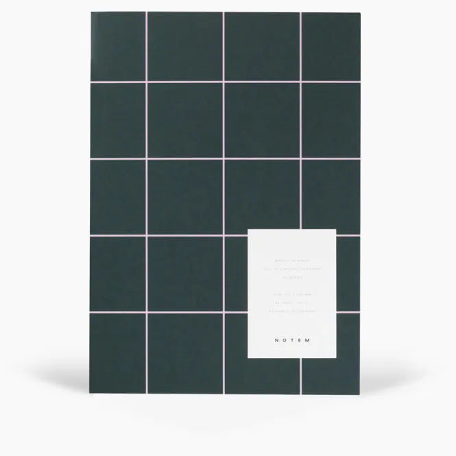 Hovedbilde NOTEM Milo Weekly Planner Book Dark Green