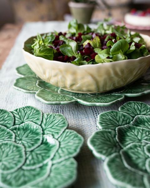 Bordallo sk&aring;l 29 cm gul