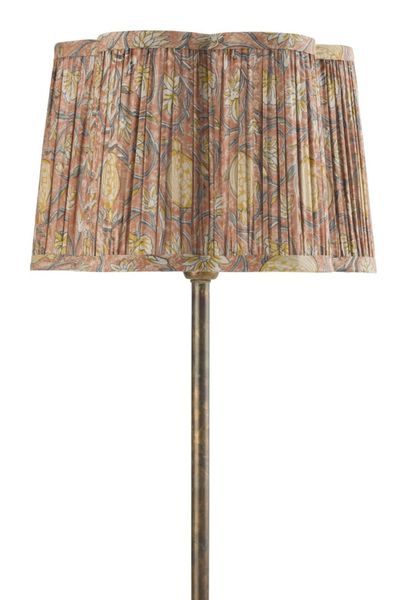 Lampeskjerm Scallop Tangier Pomegranate Rusty Red/Grey 35 cm