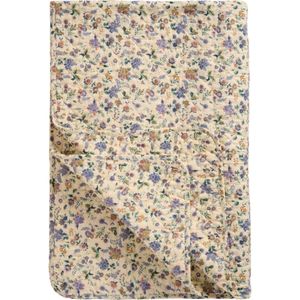 Bilde av Ib Laursen quilt sand med lilla og brune blomster