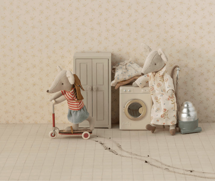 Maileg Big Sister Mouse red stripes