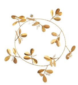 Hovedbilde Walther & Co Krans messing Sn&oslash;b&aelig;r 30cm