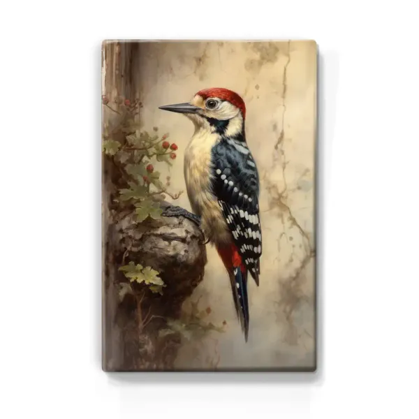 Laqueprint Spotted Woodpecker