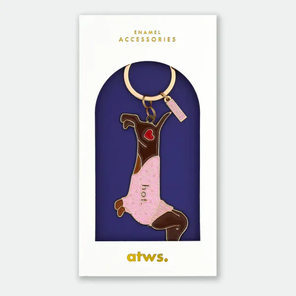 ATWTS Hot Dachs nøkkelring