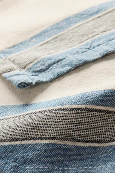 Ib Laursen Kj&oslash;kkenh&aring;ndkle Walter bl&aring; striper i sidene