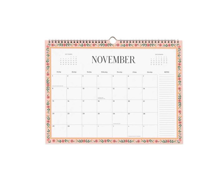 Rifle Paper Co 2026 Wildwood Appointment veggkalender