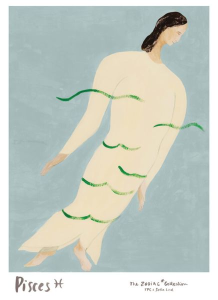 TPC Sofia Lind, Pisces/Fiskene 30x40 cm