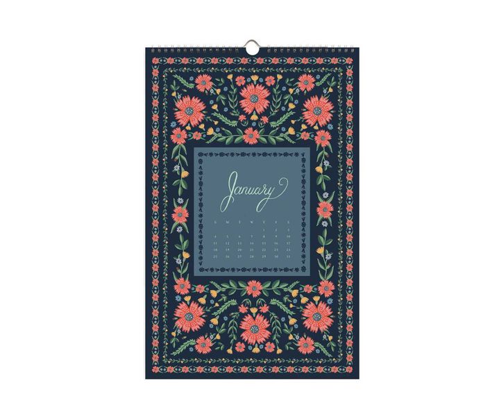 Rifle Paper Co 2026 Flora veggkalender