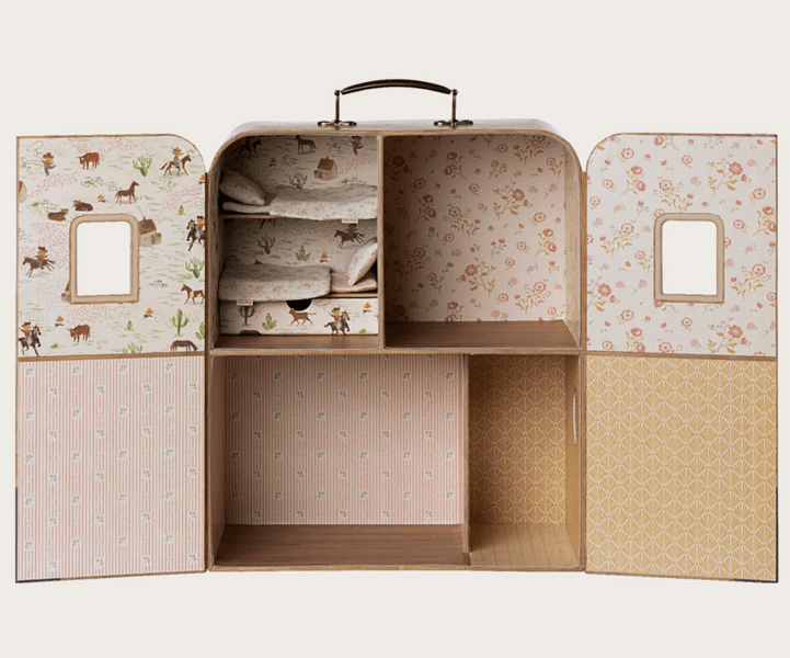 Maileg SuitCasa (Little sister and brother mouse)