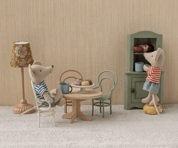 Maileg Oval dining table Mouse Nature