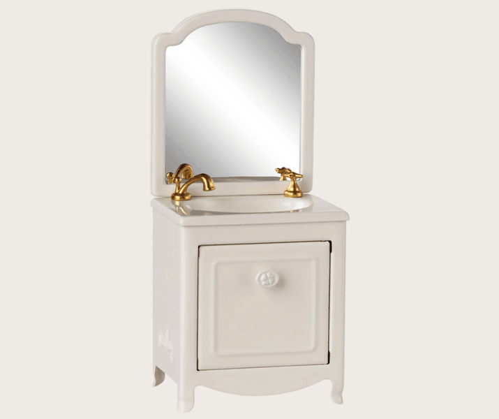 Maileg Sink dresser Mouse - Off white
