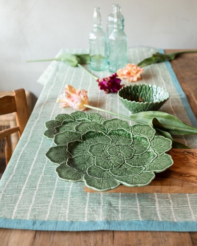 Bordallo Leaf tallerken 33cm grønn