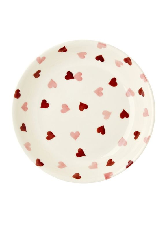 Pastatallerken Pink Hearts