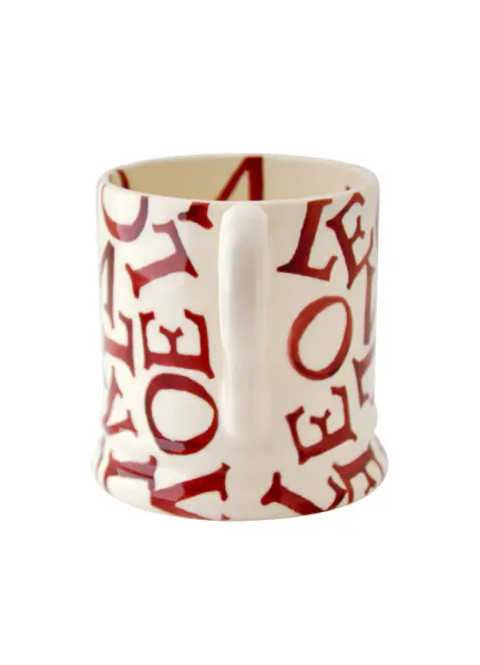 Emma Bridgewater Krus L.O.V.E Polka Red