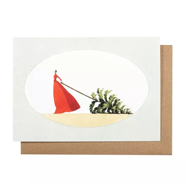 Laura Stoddart Mrs Christmas kort