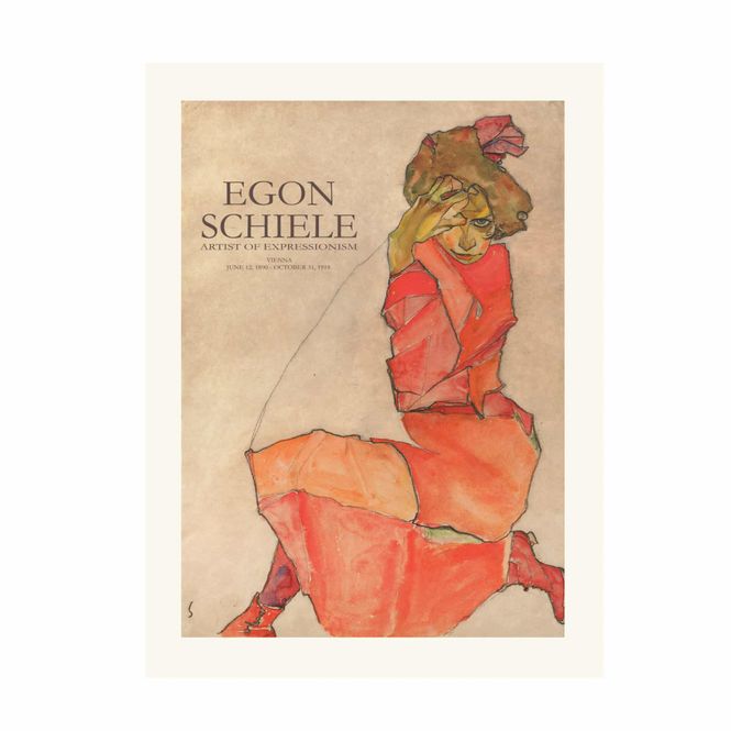 Hovedbilde Spliid Plakat Schiele 1 50x70