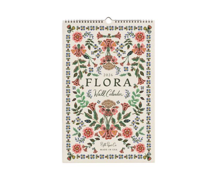 Rifle Paper Co 2026 Flora veggkalender